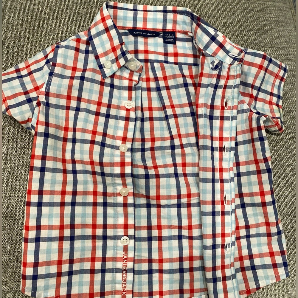 Janie & Jack Boys Shirt 6-12m